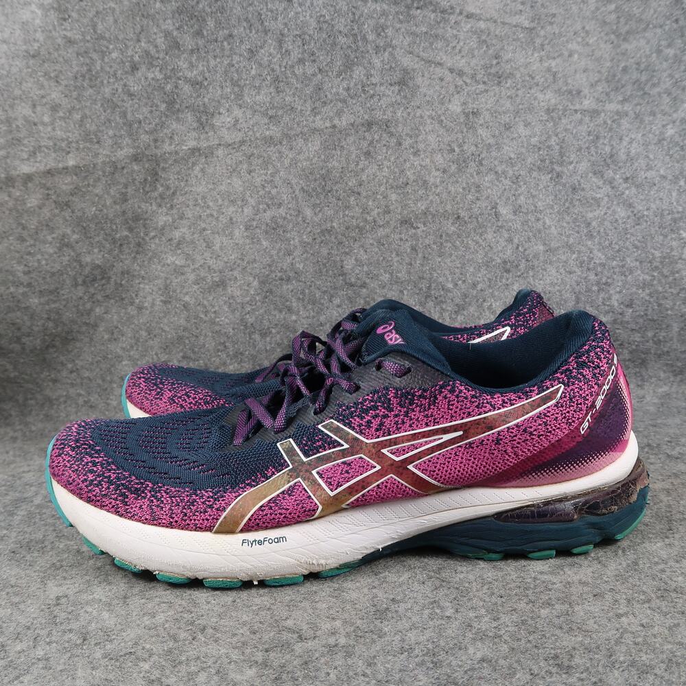 Asics Shoes Womens 11 Athletic Trainer Running Sneakers Active Sport Casual - Picture 6 of 13